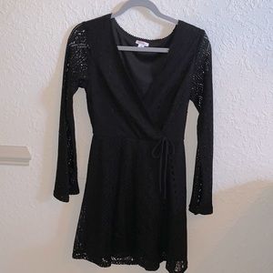 Xhilaration Black lace dress size small